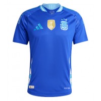 Camisa de Futebol Argentina Equipamento Secundário Copa America 2024 Manga Curta